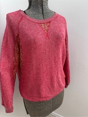 MBMJ Heathered Red Crewneck Sweater